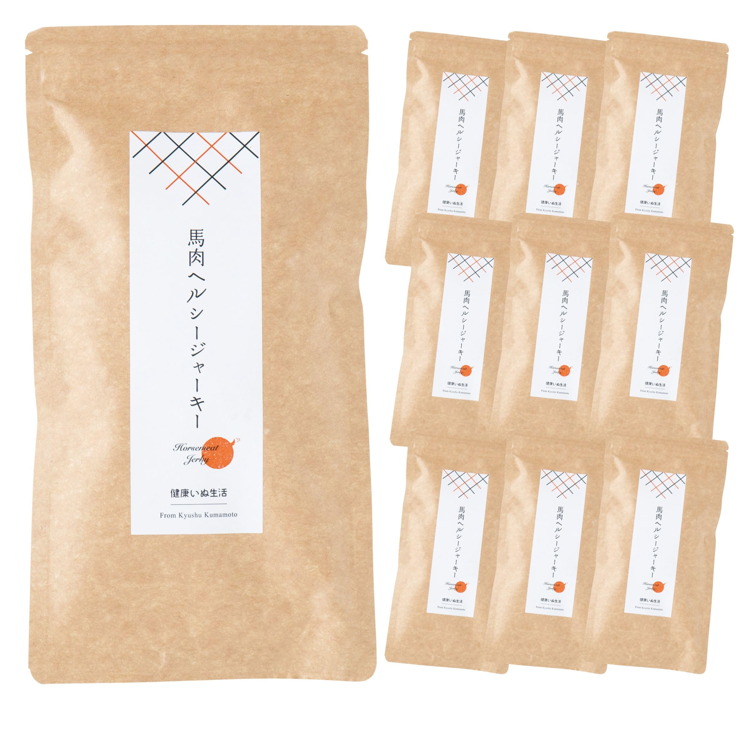Amazon | 健康いぬ生活 犬 おやつ 馬肉 100% ジャーキー 400g 40g 10袋